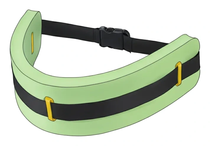 Concept 3, one contoured foam band with a strap